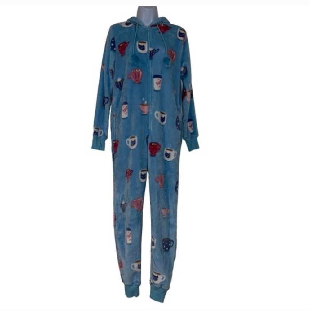 MUNKI MUNKI Hooded Fleece Plush ONE PIECE size M